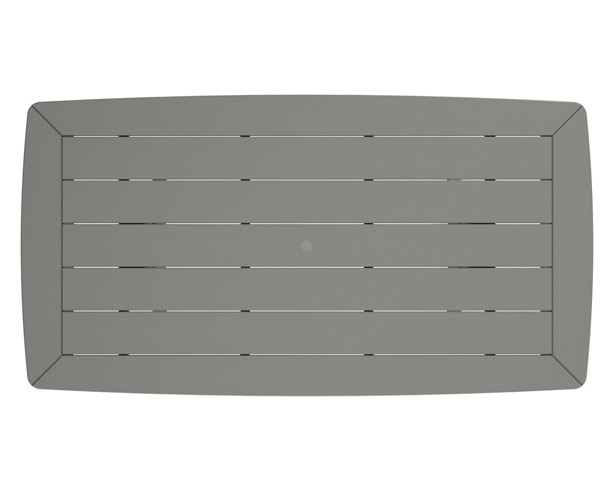 POLYWOOD product angle view in Slate Grey