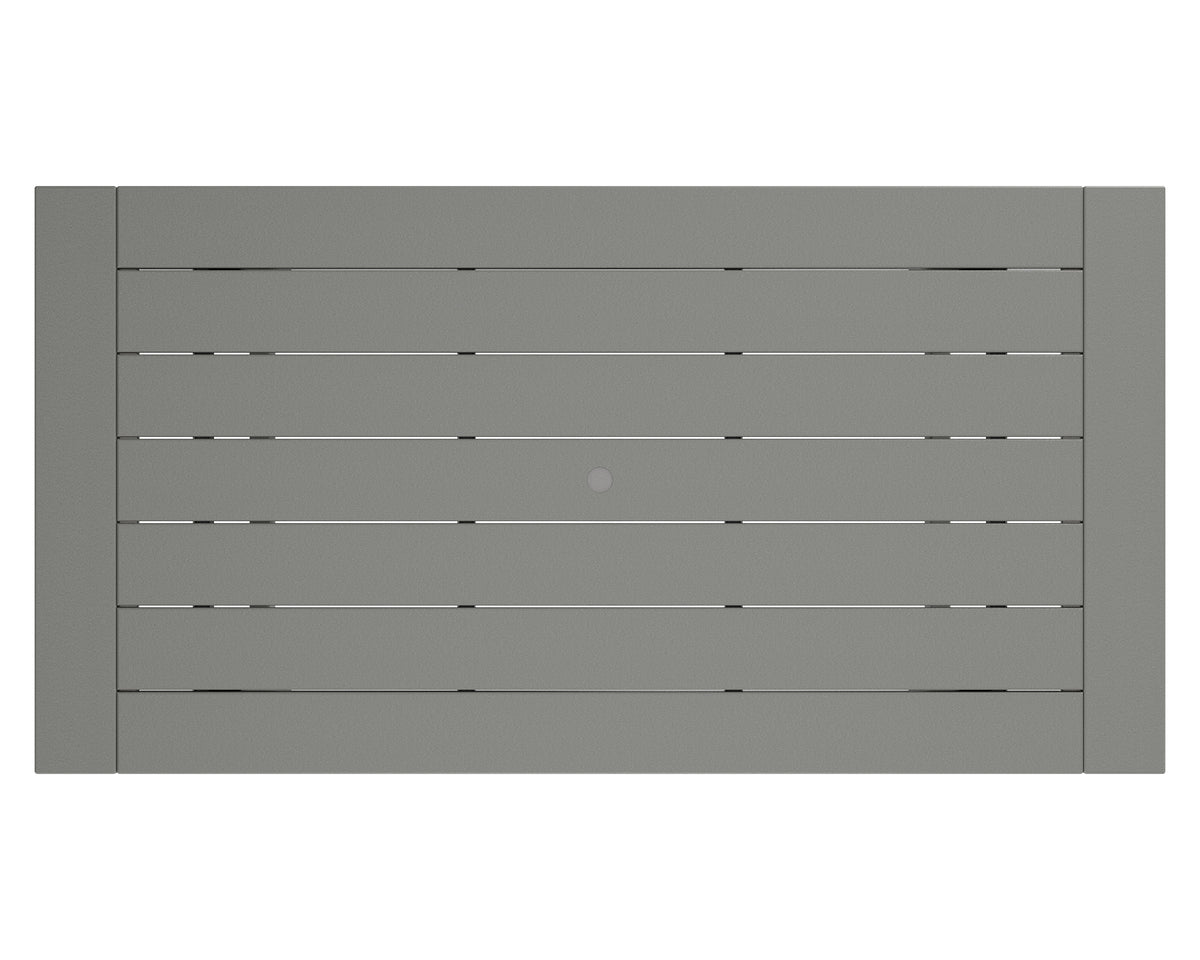 POLYWOOD product angle view in Slate Grey