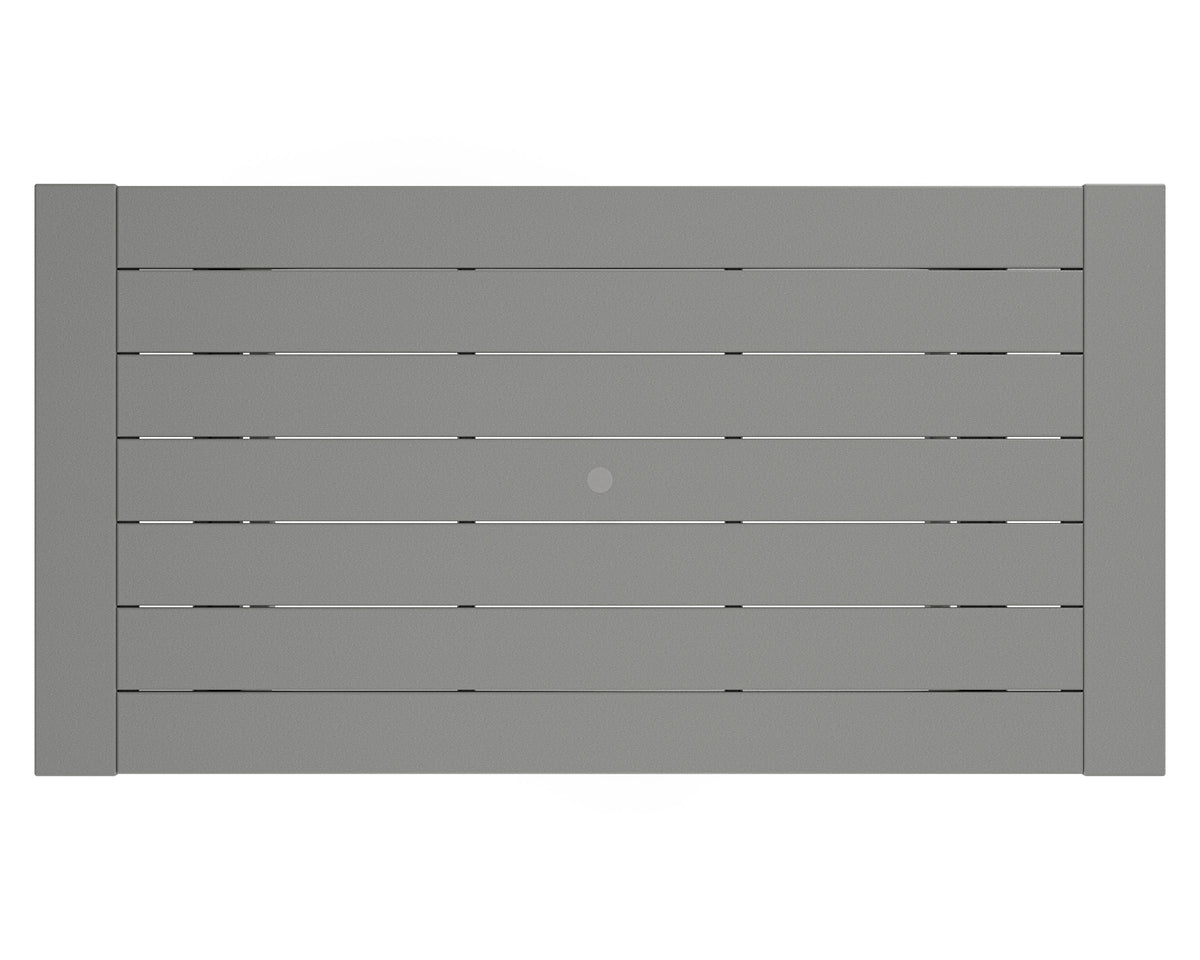 POLYWOOD product angle view in Slate Grey