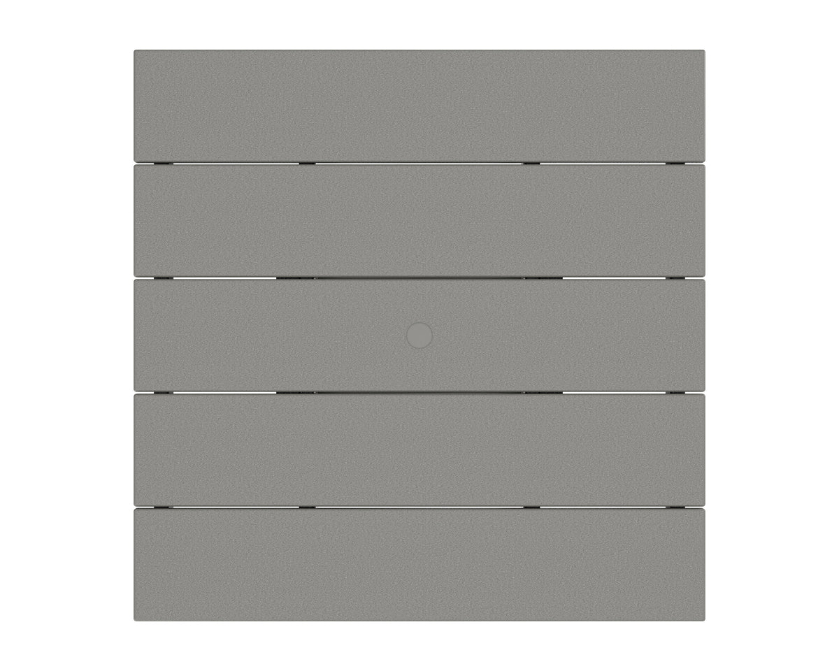 POLYWOOD product angle view in Slate Grey