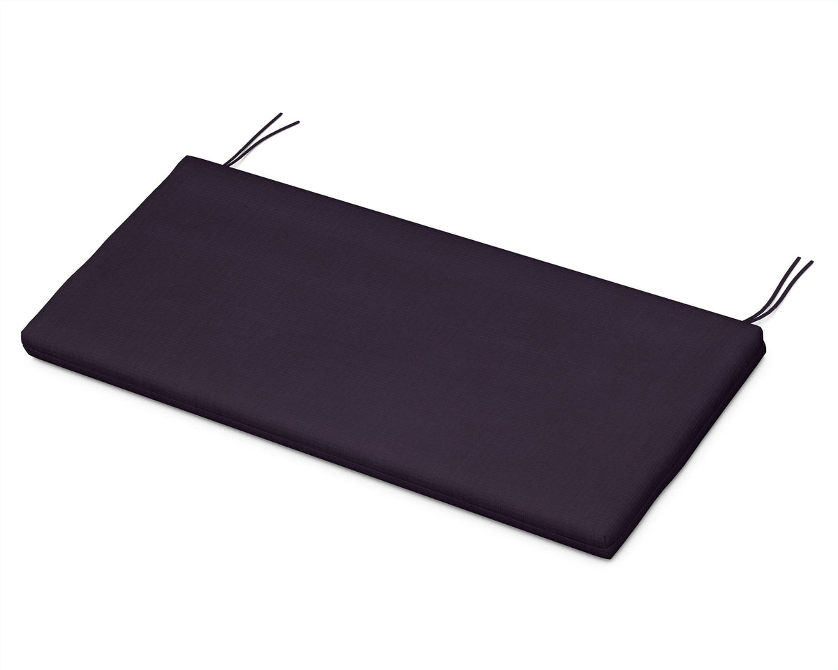 POLYWOOD 48" Bench Seat Cushion in Navy Linen