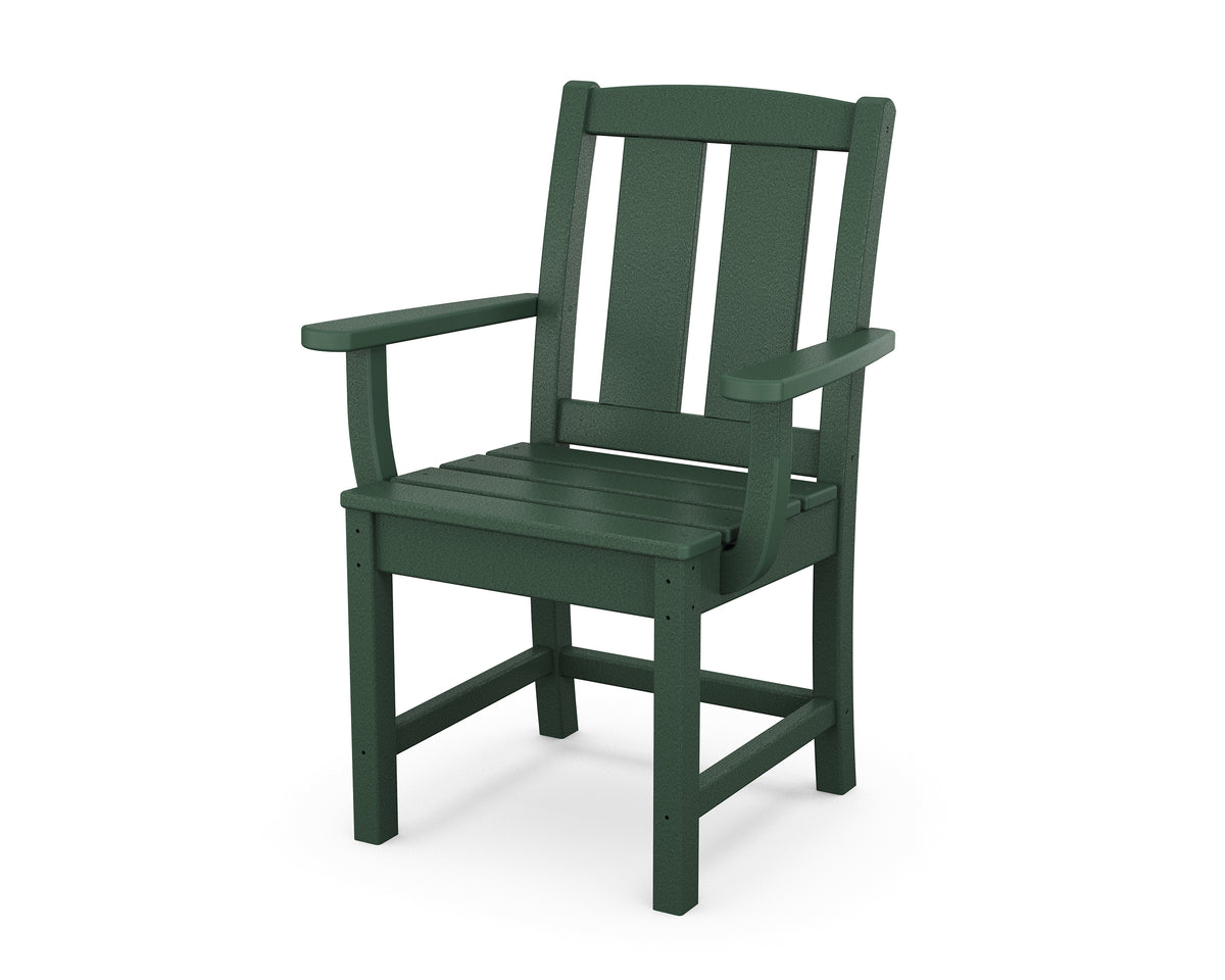 POLYWOOD Mission Dining Arm Chair in Green