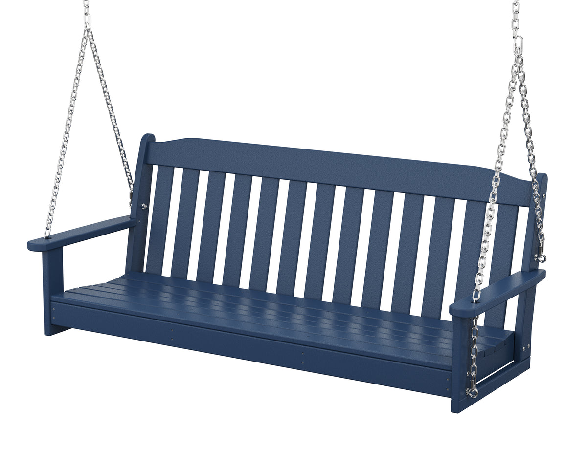 POLYWOOD Country Living 60" Swing in Navy