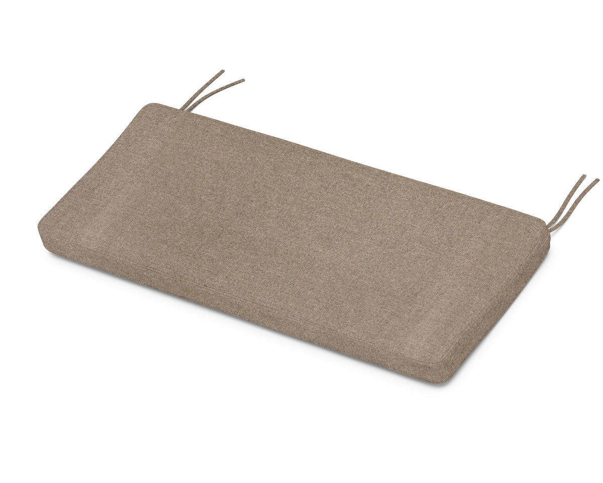 POLYWOOD Chinoiserie 48" Bench Seat Cushion in Spiced Burlap