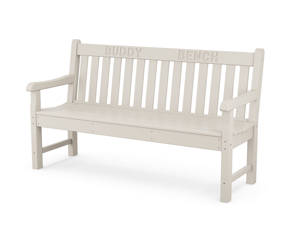 POLYWOOD 60" Buddy Bench in Sand
