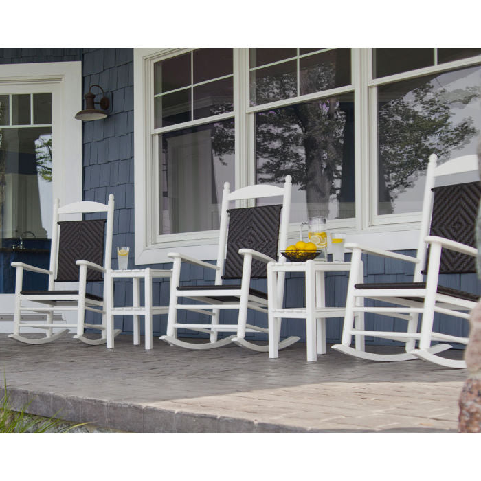 POLYWOOD Jefferson Woven Rocking Chair