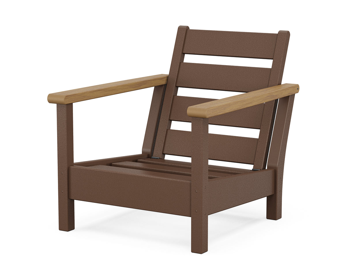 POLYWOOD Harbour Chair Frame in Mahogany / Natural