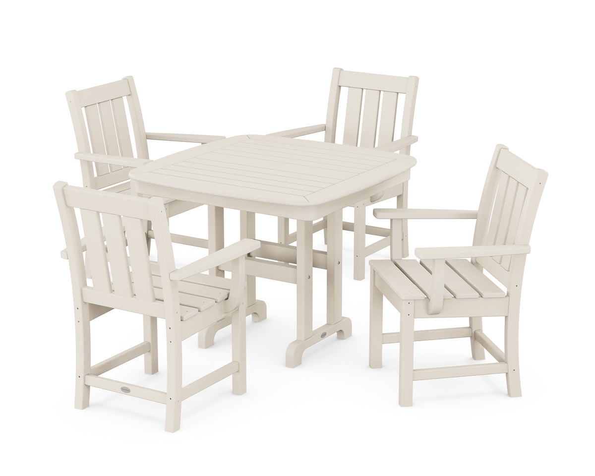 POLYWOOD Oxford 5-Piece Dining Set in Sand