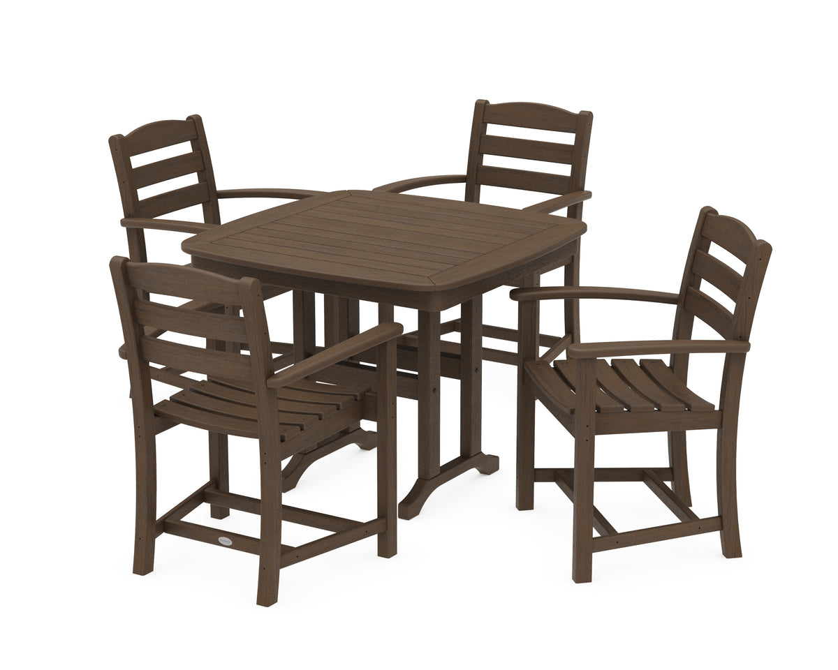 POLYWOOD La Casa Café 5-Piece Dining Set in Kona