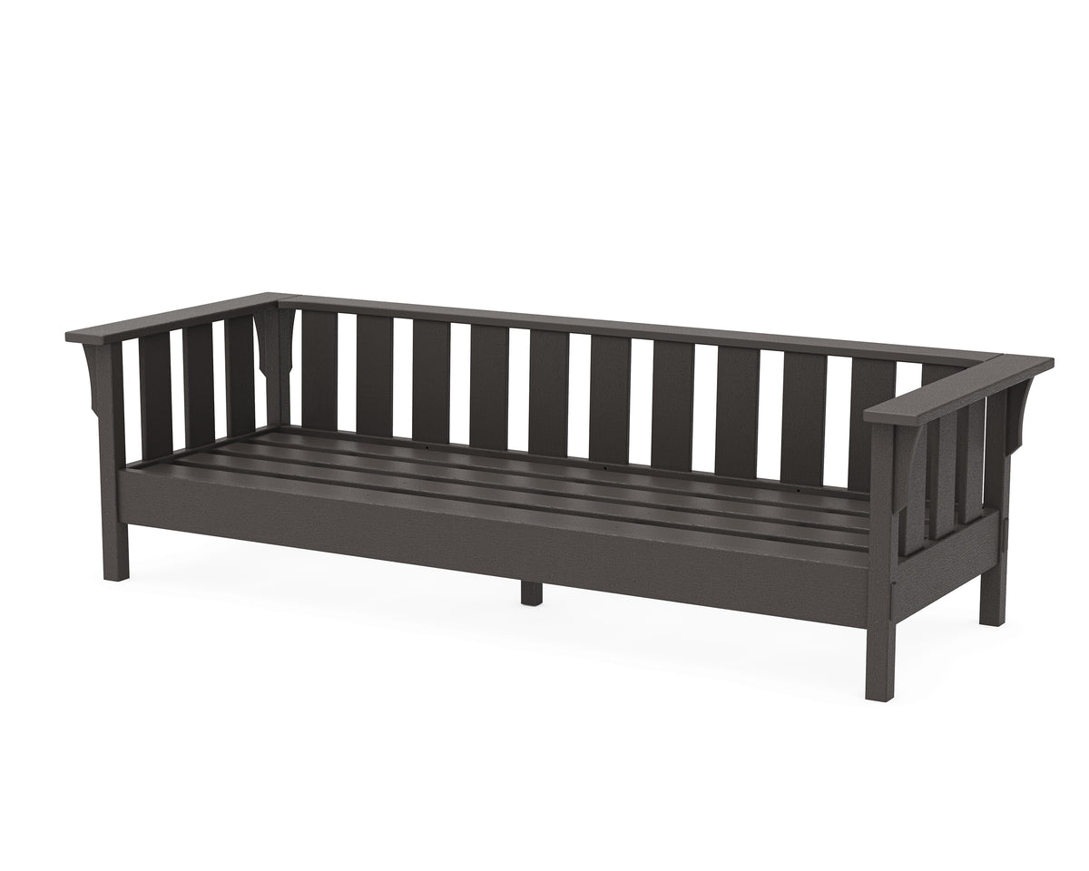 POLYWOOD Acadia Deep Seating Sofa Frame in Vintage Coffee