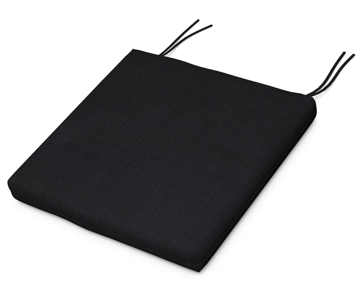 POLYWOOD Standard Seat Cushion 17"D x 18.5"W x 2.5"H in Midnight Linen