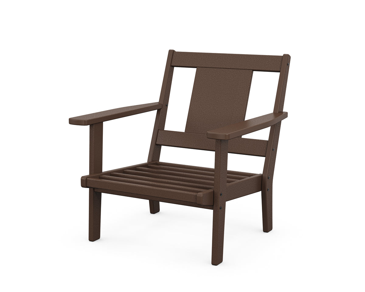POLYWOOD Prairie Deep Seating Chair Frame in Mahogany