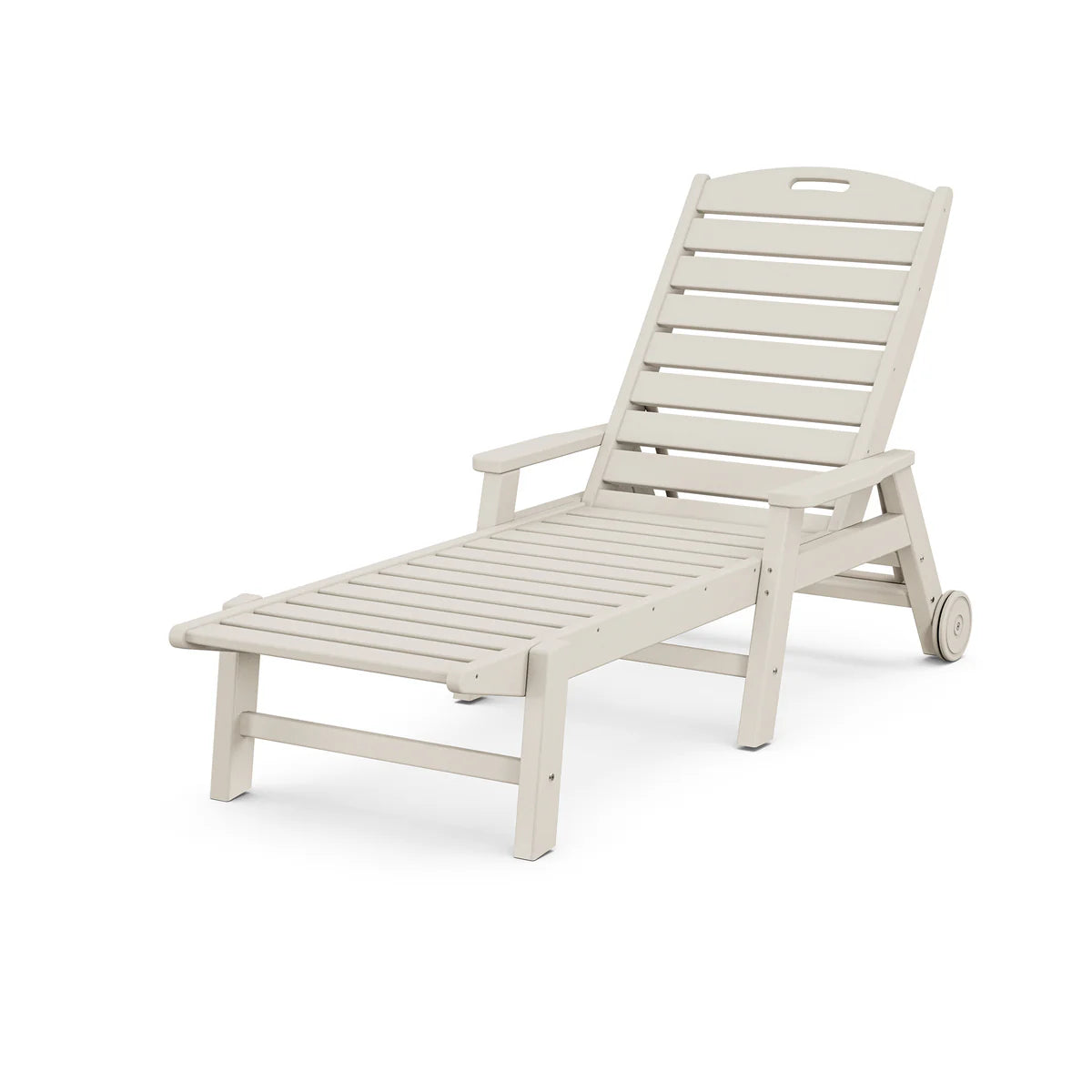 White lounge chair on a white background