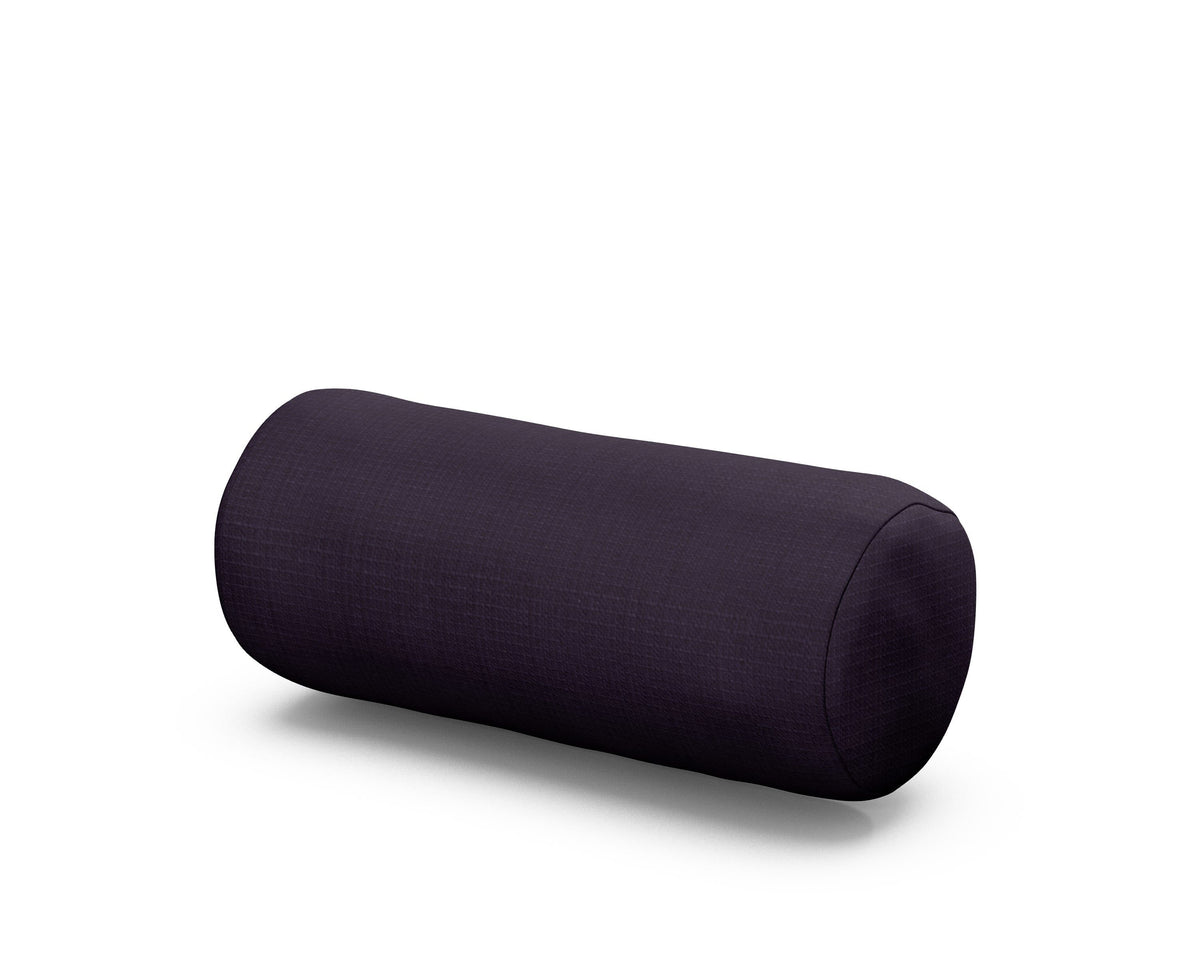 POLYWOOD Outdoor Bolster Pillow in Navy Linen