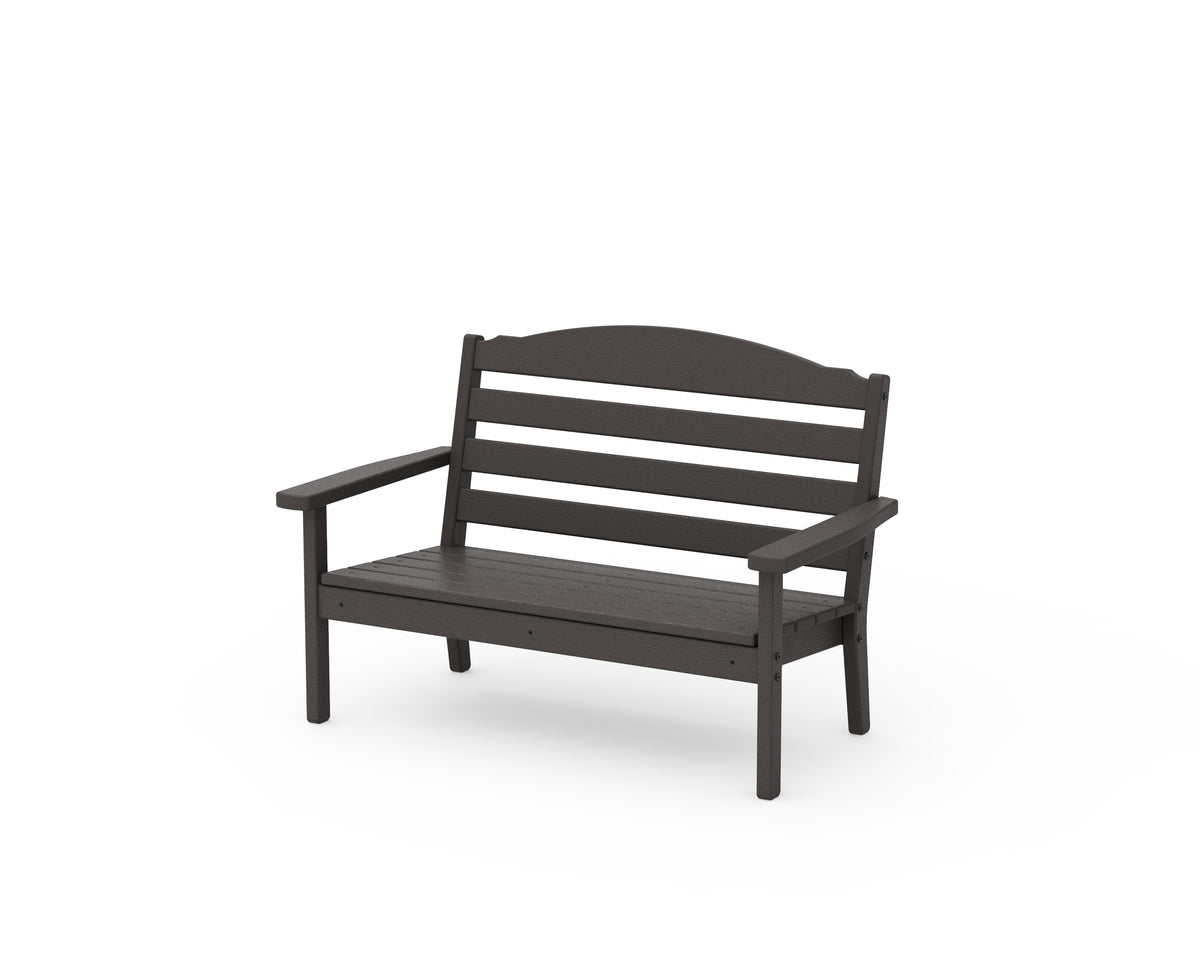 POLYWOOD Savannah Kids Bench in Vintage Coffee