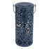 Bloom Punched Metal 12" Solar Lantern - Casual Furniture World