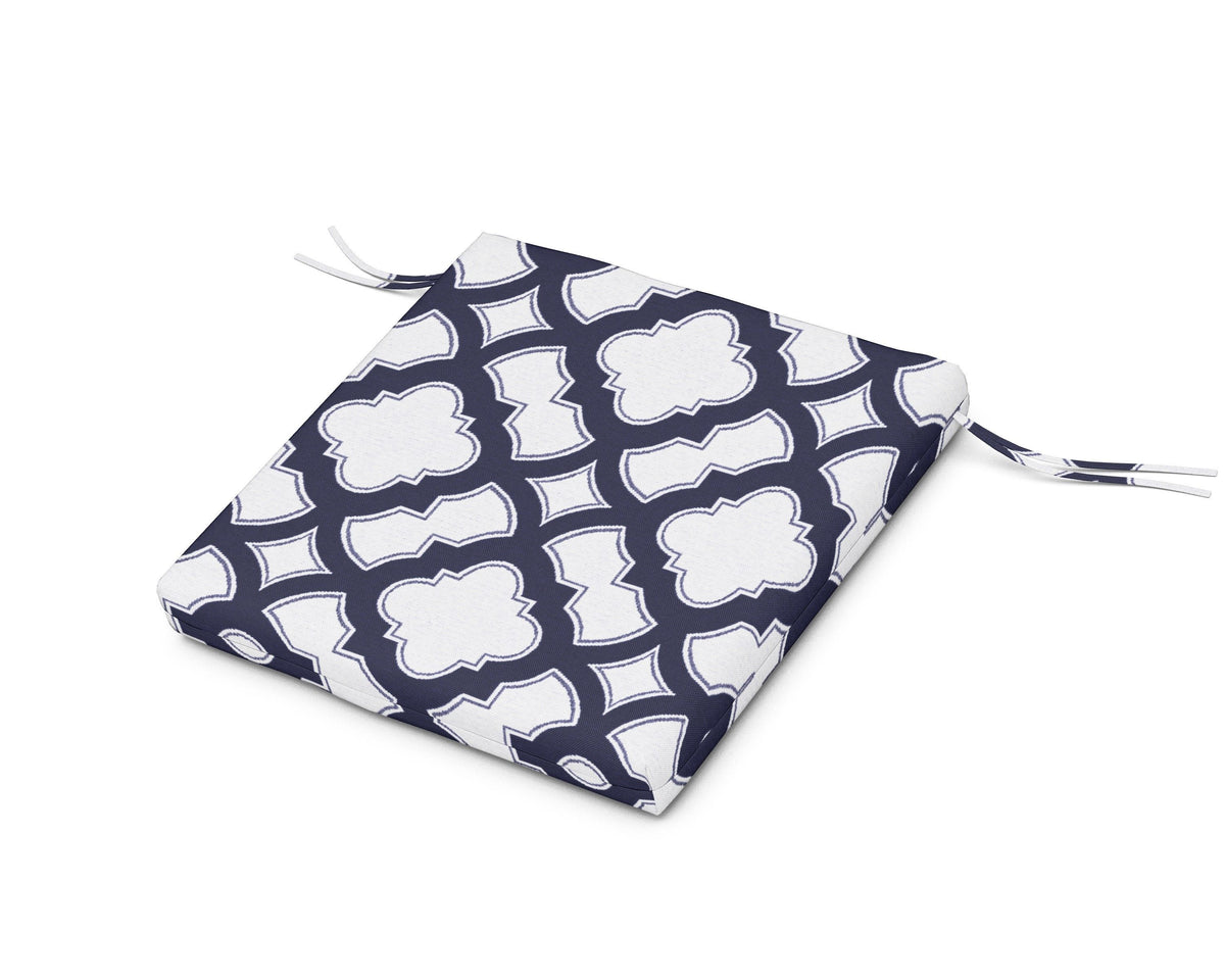 POLYWOOD AL300 Seat Pad in Trellis Navy