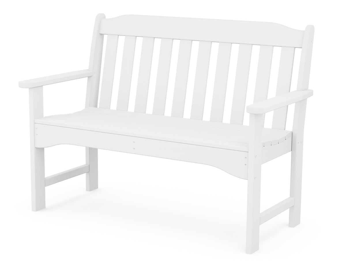 POLYWOOD Country Living 48" Garden Bench in White