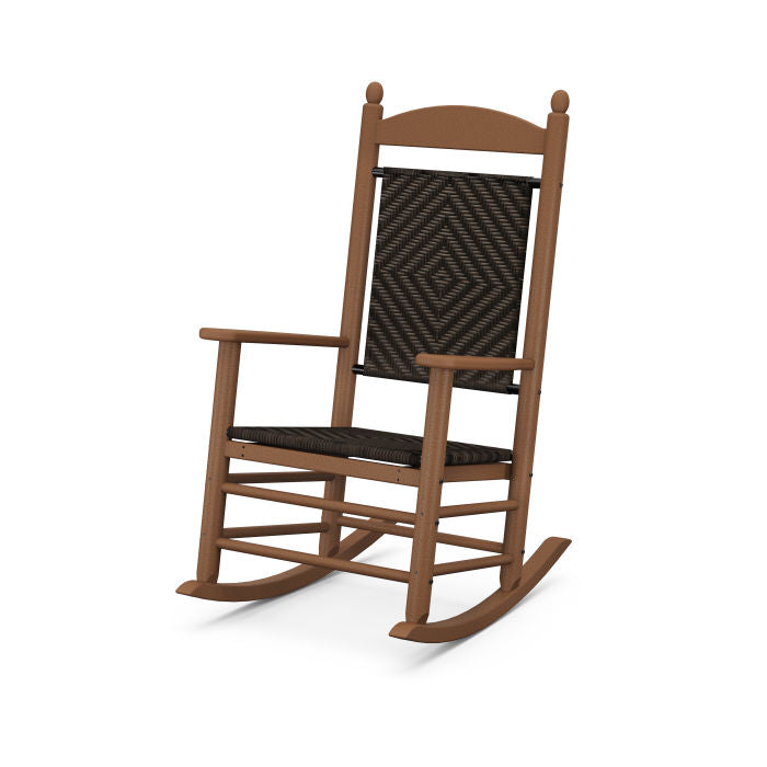 POLYWOOD Jefferson Woven Rocking Chair