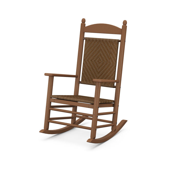 POLYWOOD Jefferson Woven Rocking Chair