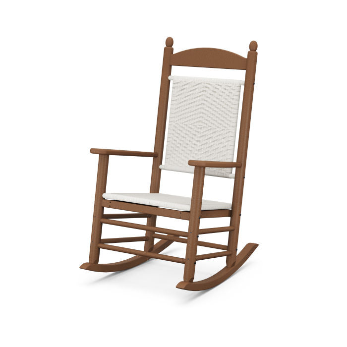 POLYWOOD Jefferson Woven Rocking Chair