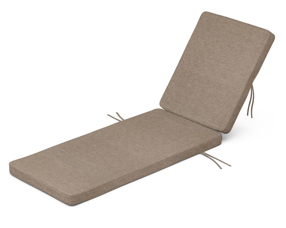 POLYWOOD Acadia Chaise Cushion in Spiced Burlap
