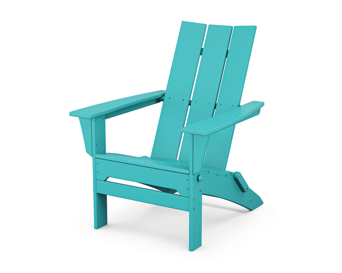 POLYWOOD Modern Folding Adirondack in Aruba