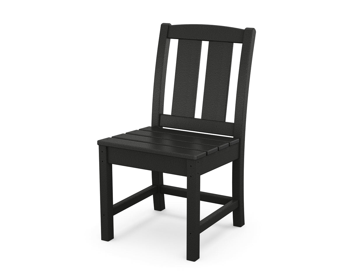 POLYWOOD Mission Dining Side Chair in Black