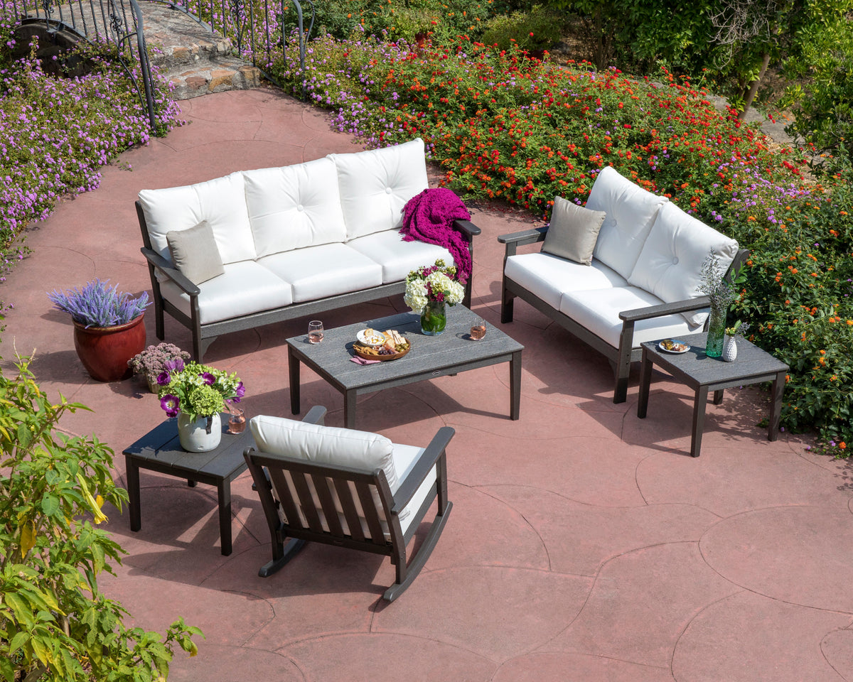 POLYWOOD Vineyard Deep Seating Loveseat lifestyle