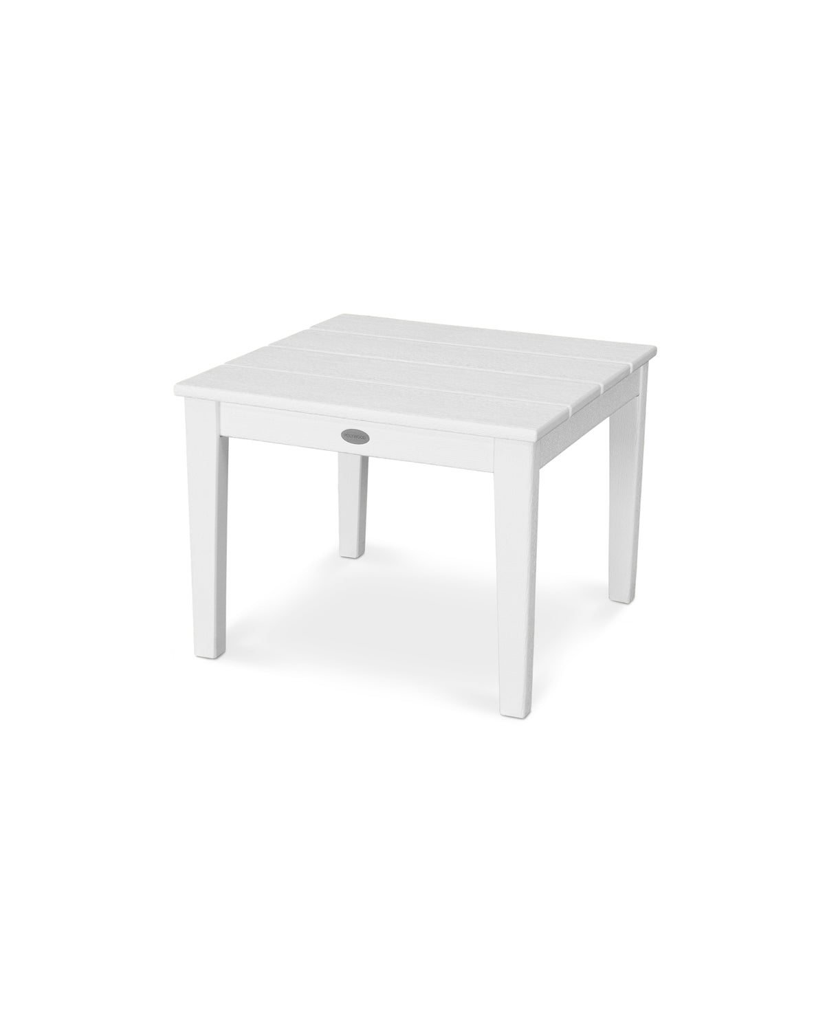 POLYWOOD Newport 22" End Table in Vintage White