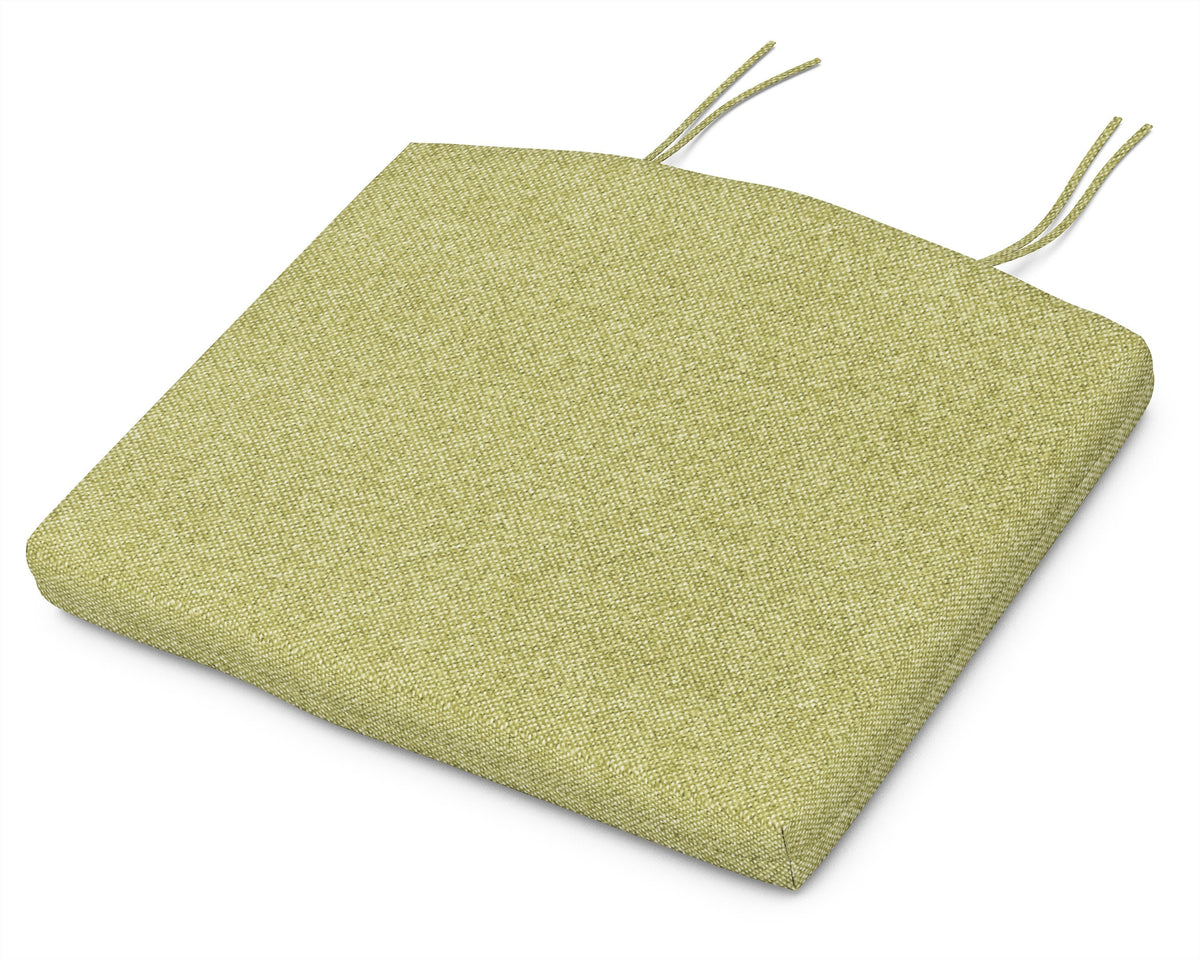 POLYWOOD Seat Cushion - 12.65"D x 15"W x 2.5"H in Chartreuse Boucle