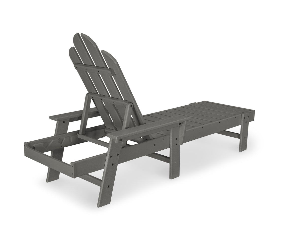 POLYWOOD Long Island Chaise angle view