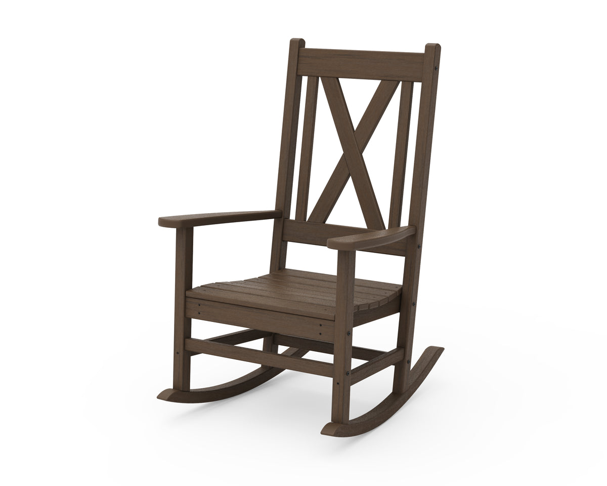 POLYWOOD Braxton Porch Rocking Chair in Kona