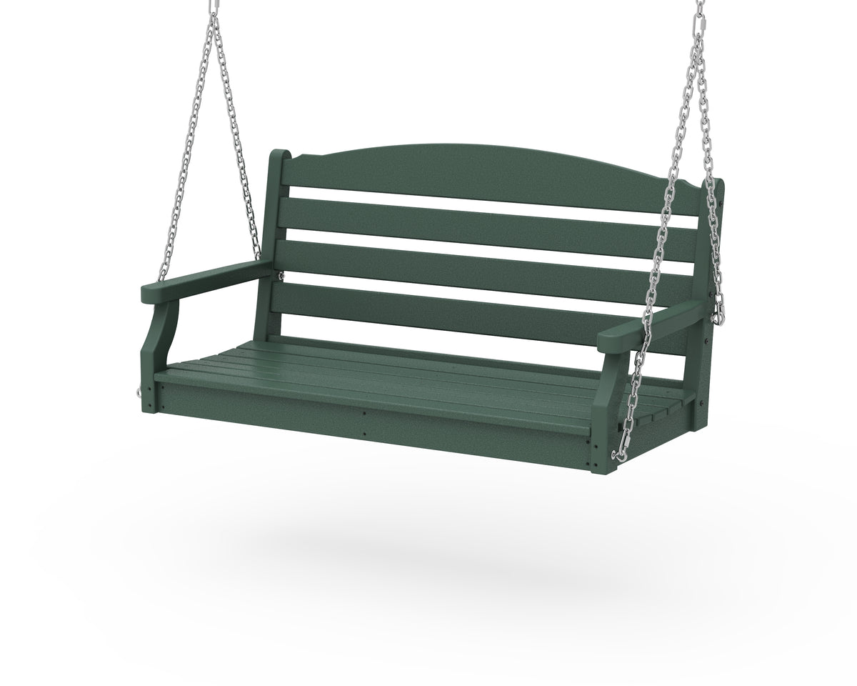 POLYWOOD Savannah 48" Swing in Green