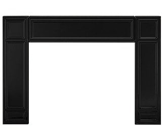 Vermont Castings Mead II cast surround, Classic Black
