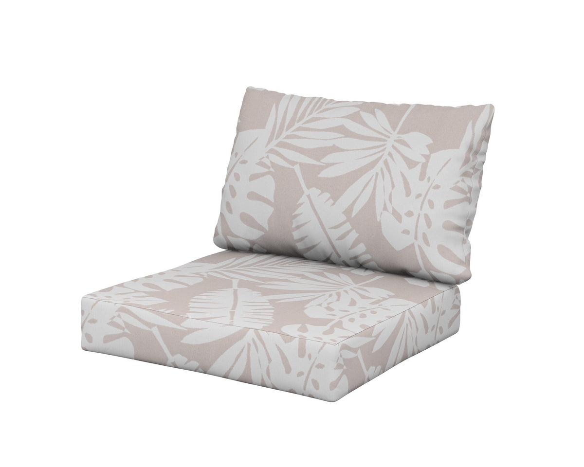POLYWOOD Modular Cushion in Leaf Dune Burlap