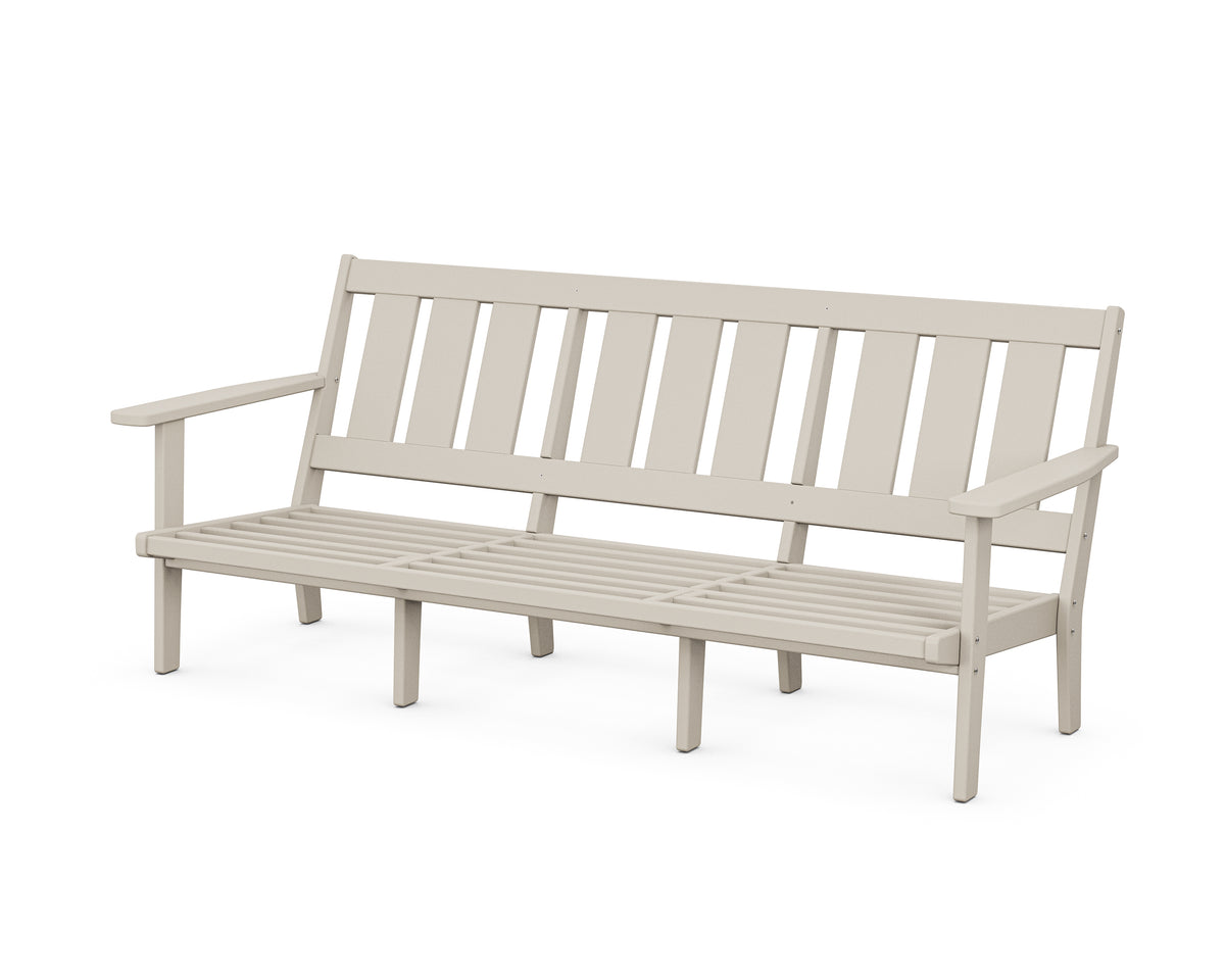 POLYWOOD Oxford Deep Seating Sofa Frame in Sand