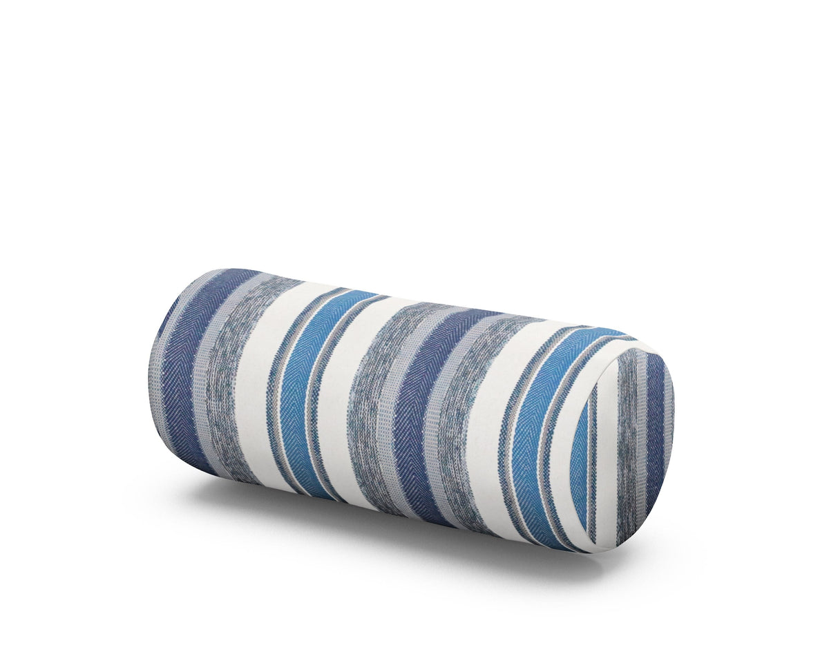 POLYWOOD Outdoor Bolster Pillow in Hamptons Stripe