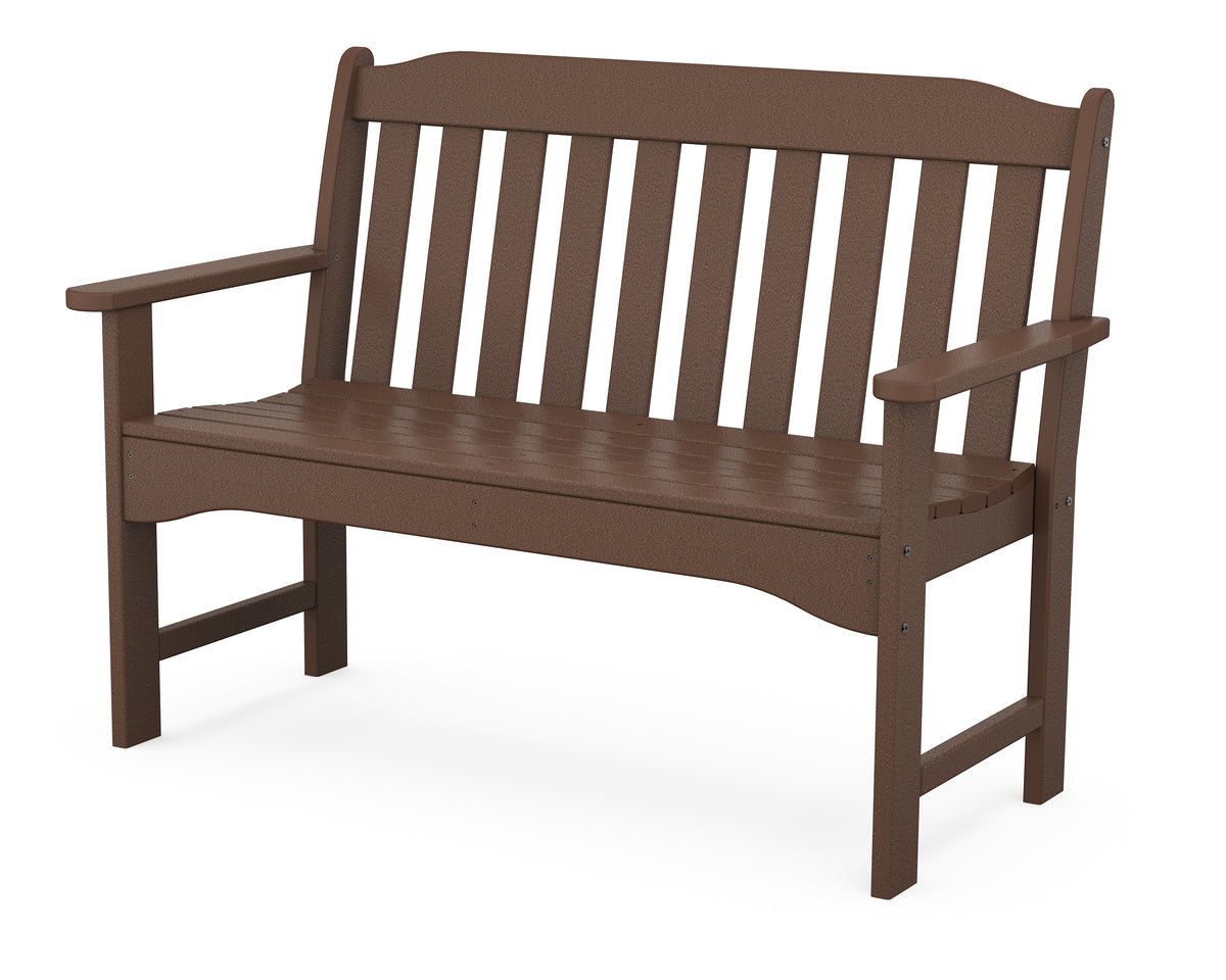 POLYWOOD Country Living 48" Garden Bench in Mahogany