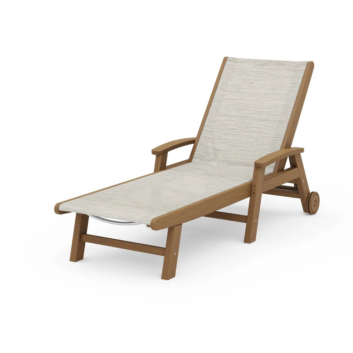 POLYWOOD Coastal Chaise with Wheels