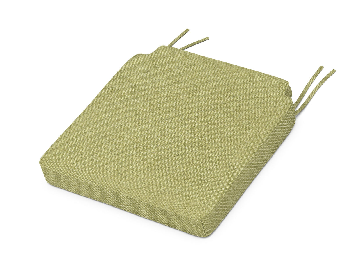 POLYWOOD Acadia Dining Side Seat Cushion in Chartreuse Boucle