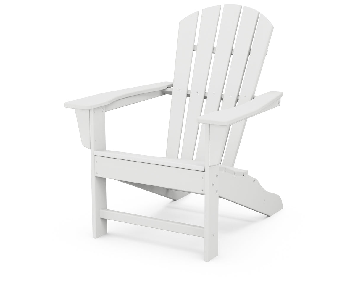 POLYWOOD Palm Coast Adirondack Chair in White