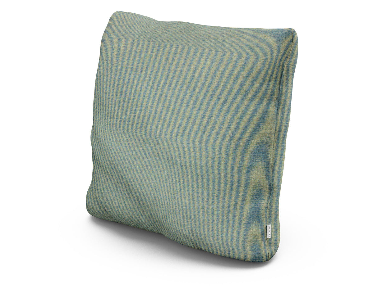 POLYWOOD 20" Outdoor Throw Pillow in Deckhand Lagoon