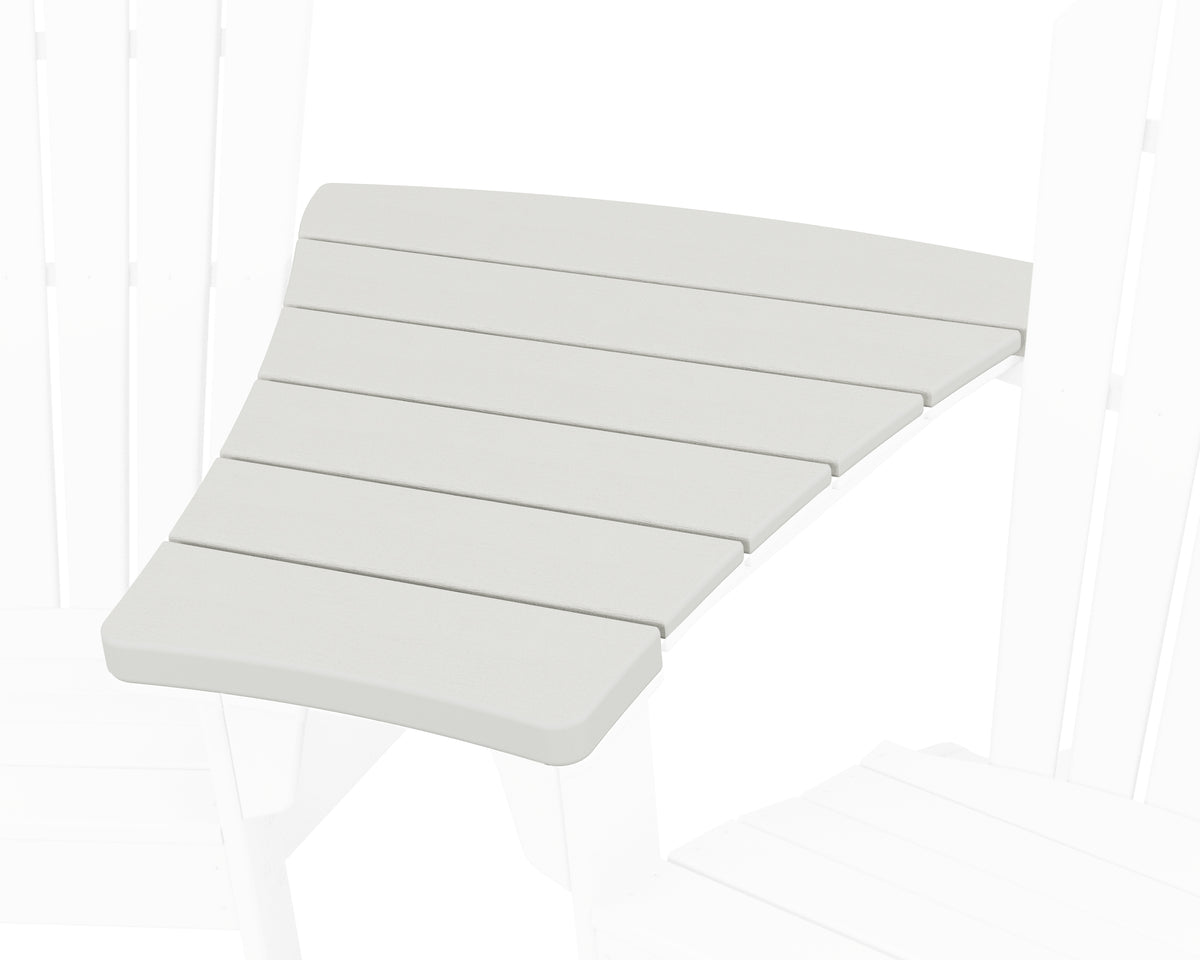 POLYWOOD Angled Adirondack Connecting Table in Vintage White