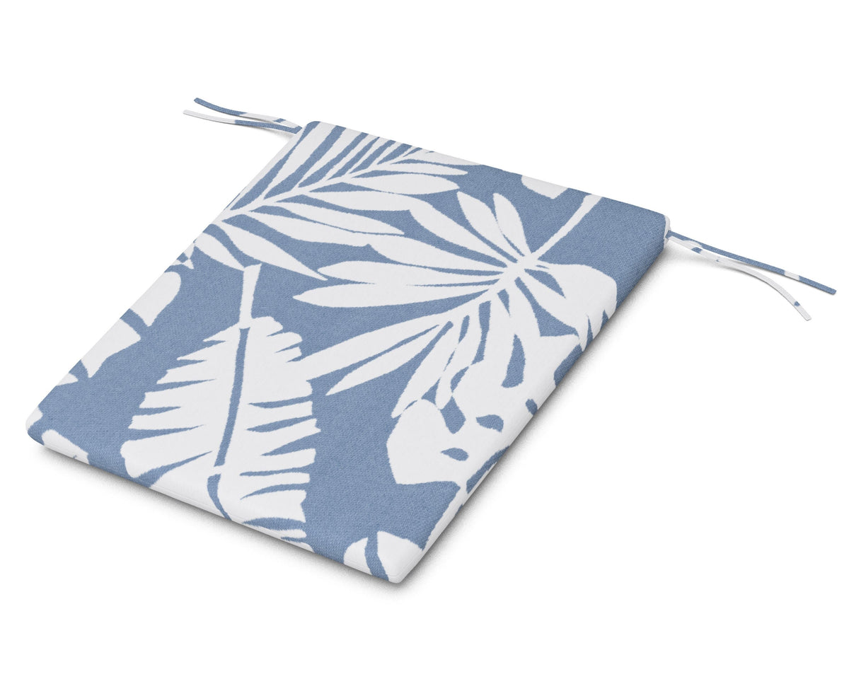POLYWOOD AL100 Seat Pad in Leaf Sky Blue