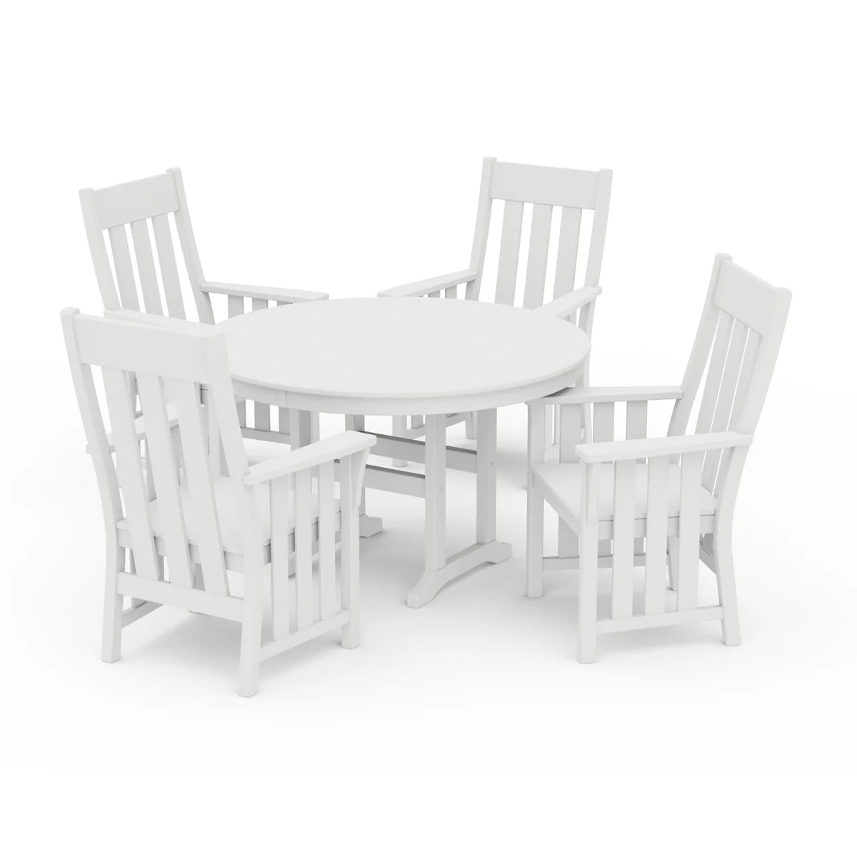 POLYWOOD Acadia 5-Piece Farmhouse Dining Set