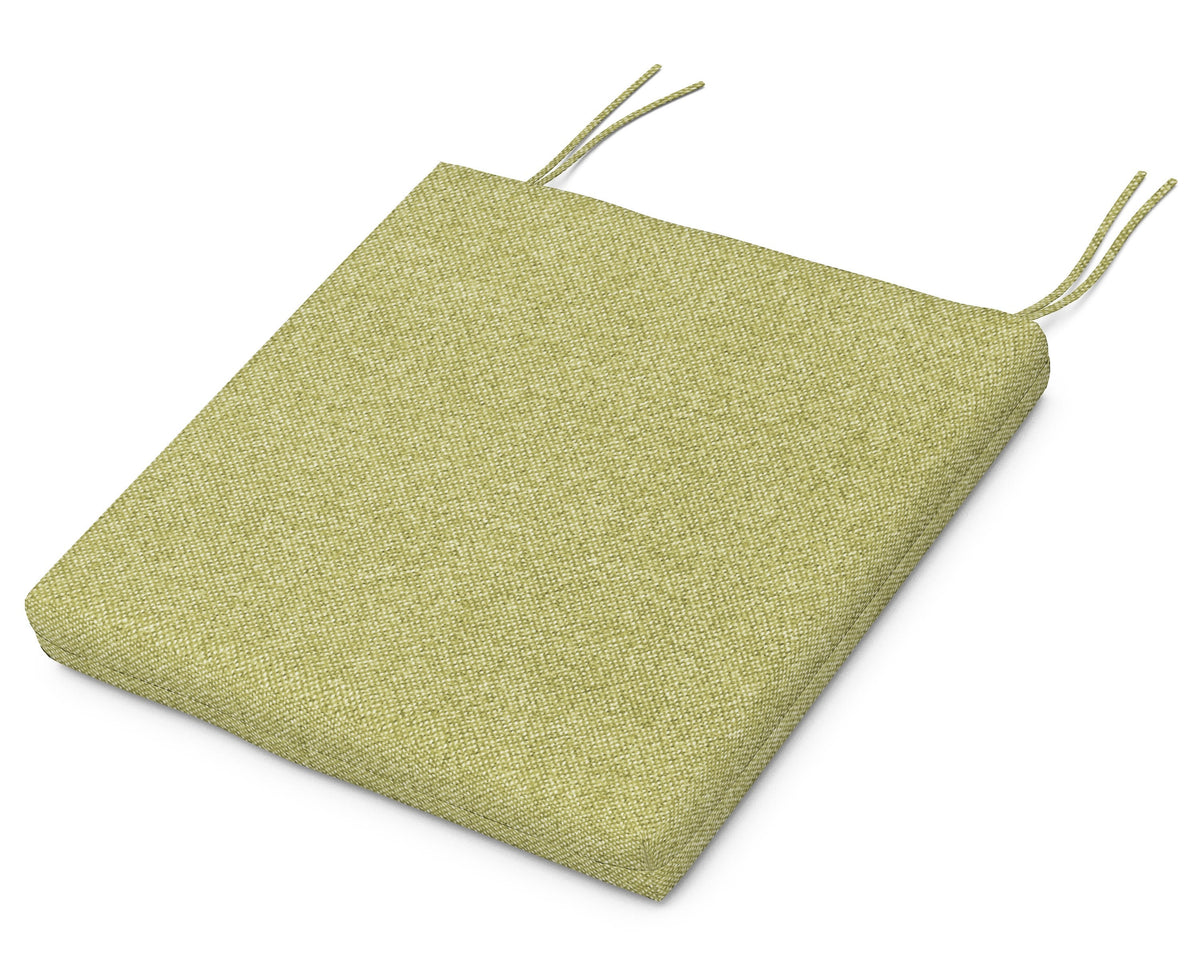 POLYWOOD Seat Cushion - 17.25"D x 22"W x 2.5"H in Chartreuse Boucle