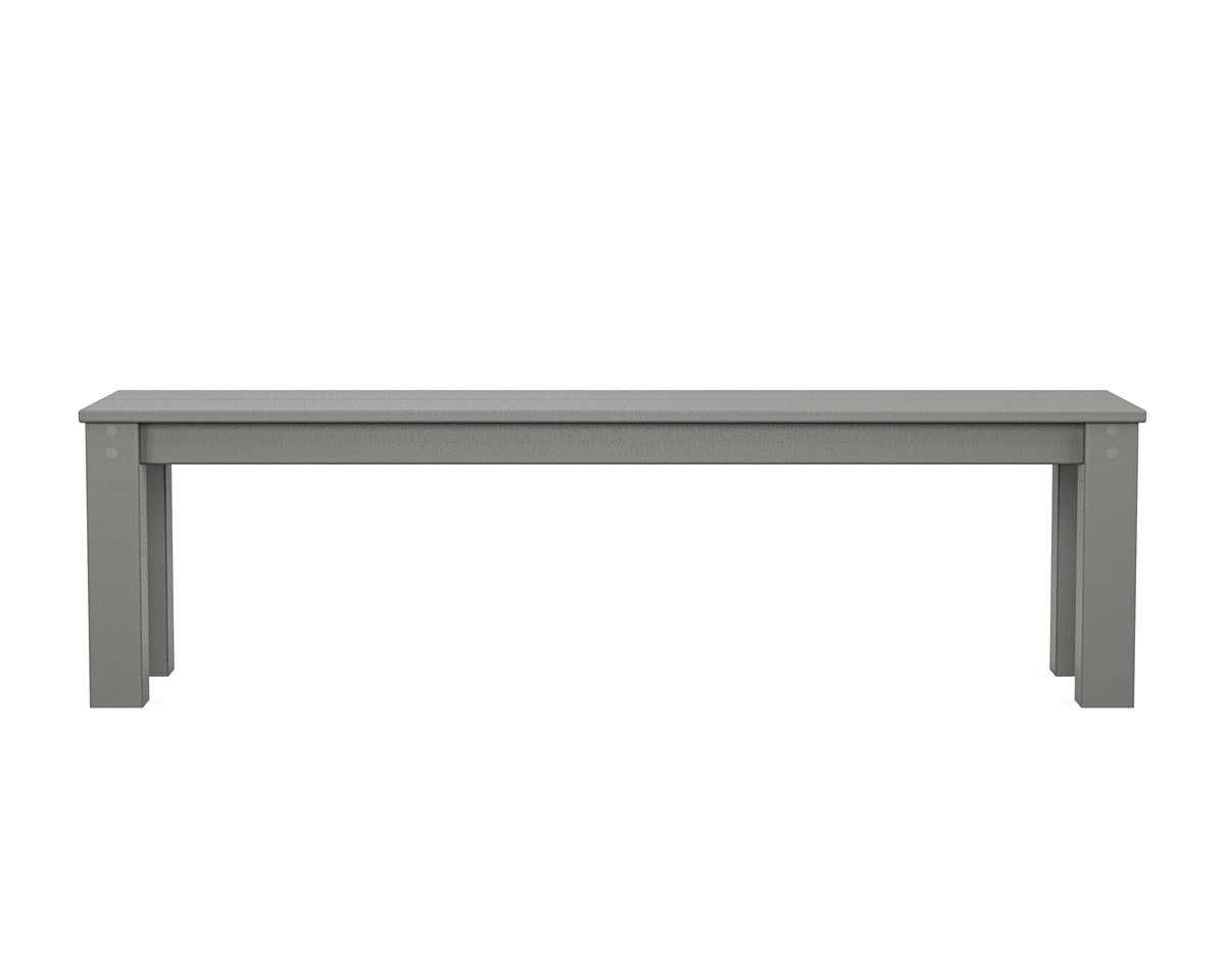POLYWOOD Parsons 60" Bench angle view