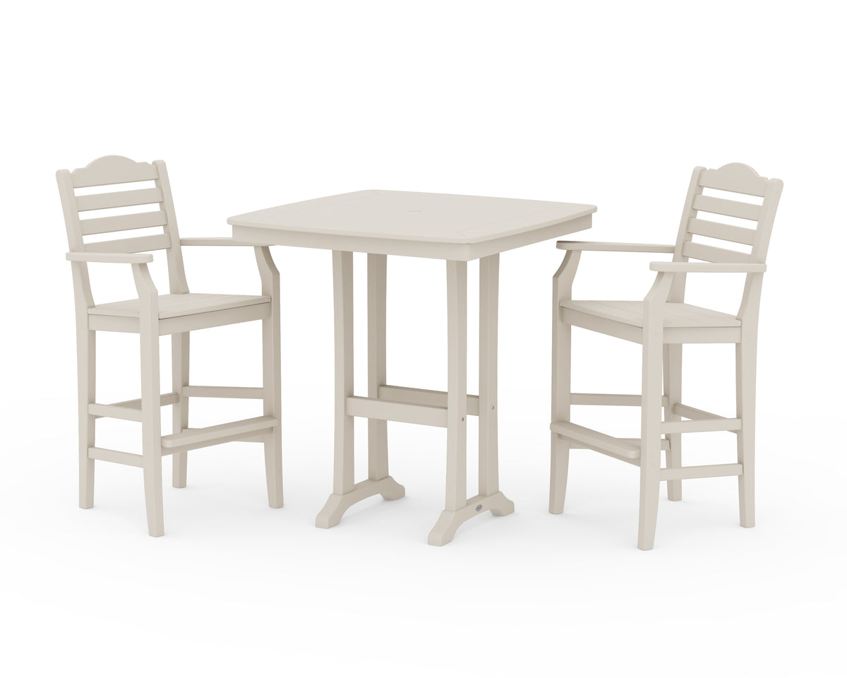 POLYWOOD Savannah 3-Piece Bar Set in Sand