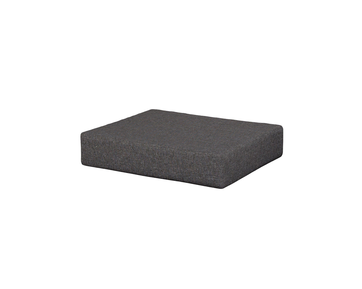 POLYWOOD Acadia Ottoman Cushion in Ash Charcoal